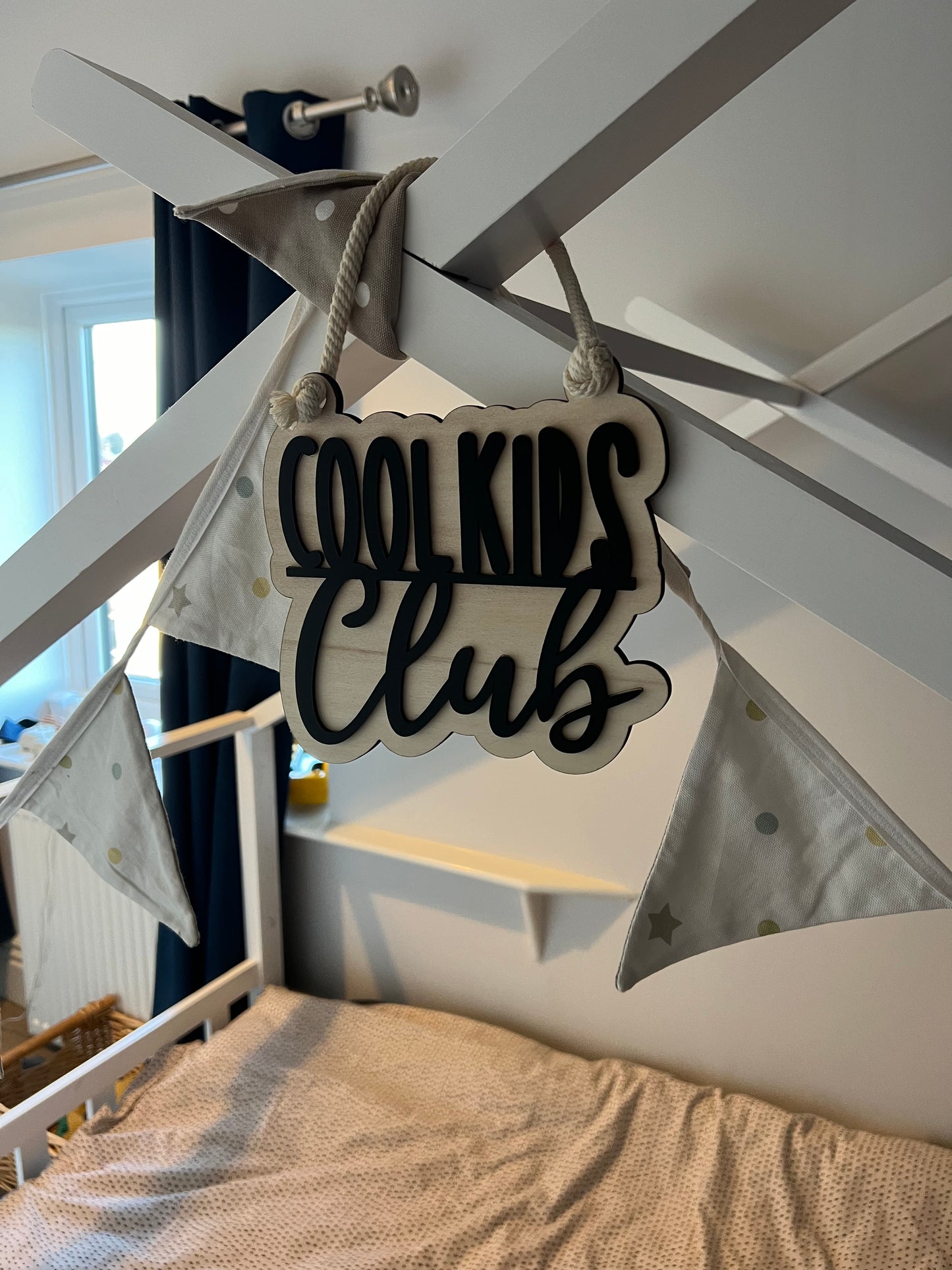 Cool kids club hanging sign-playroom-nursery decor