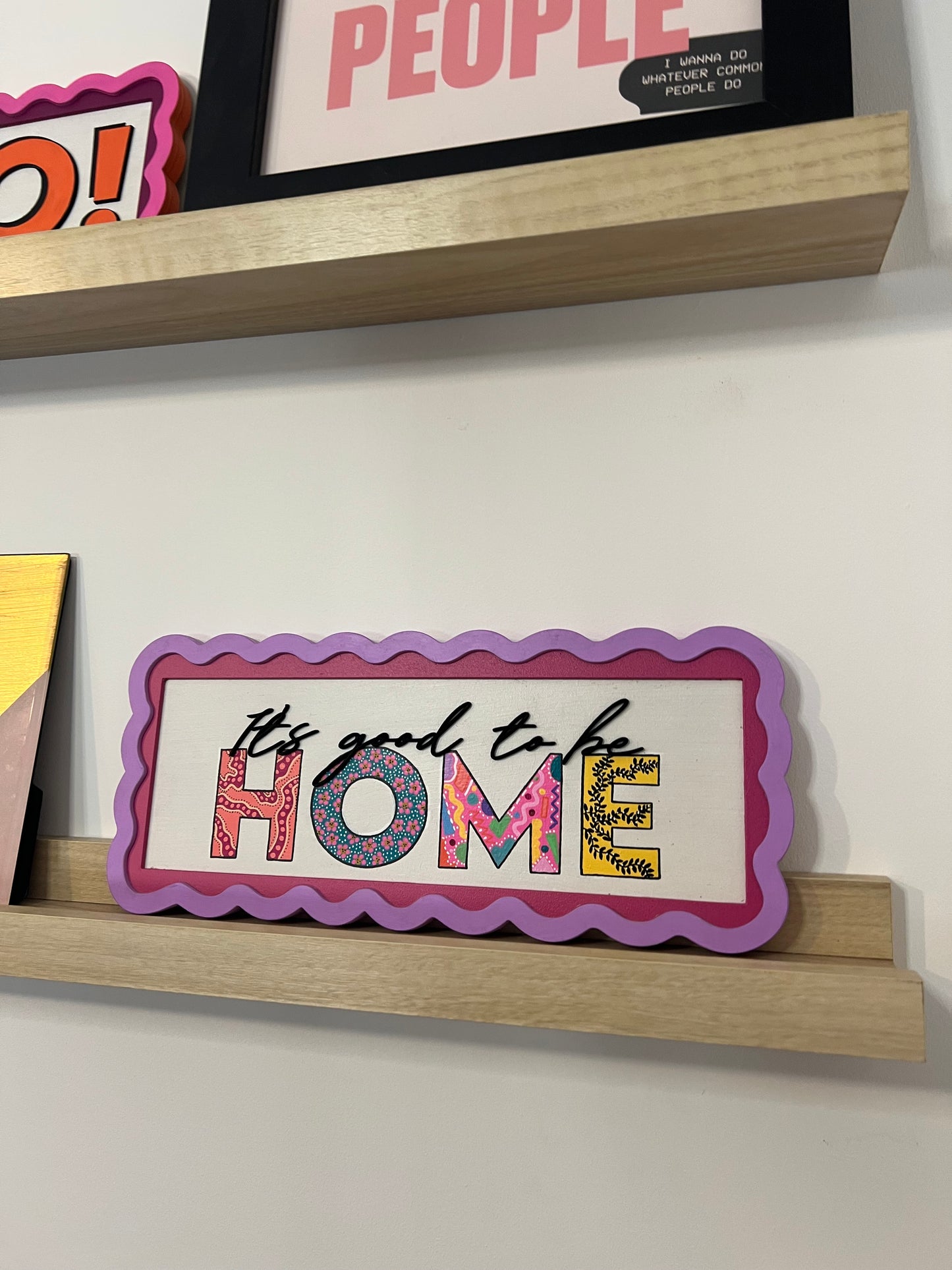 Home wall sign-it’s good to be home