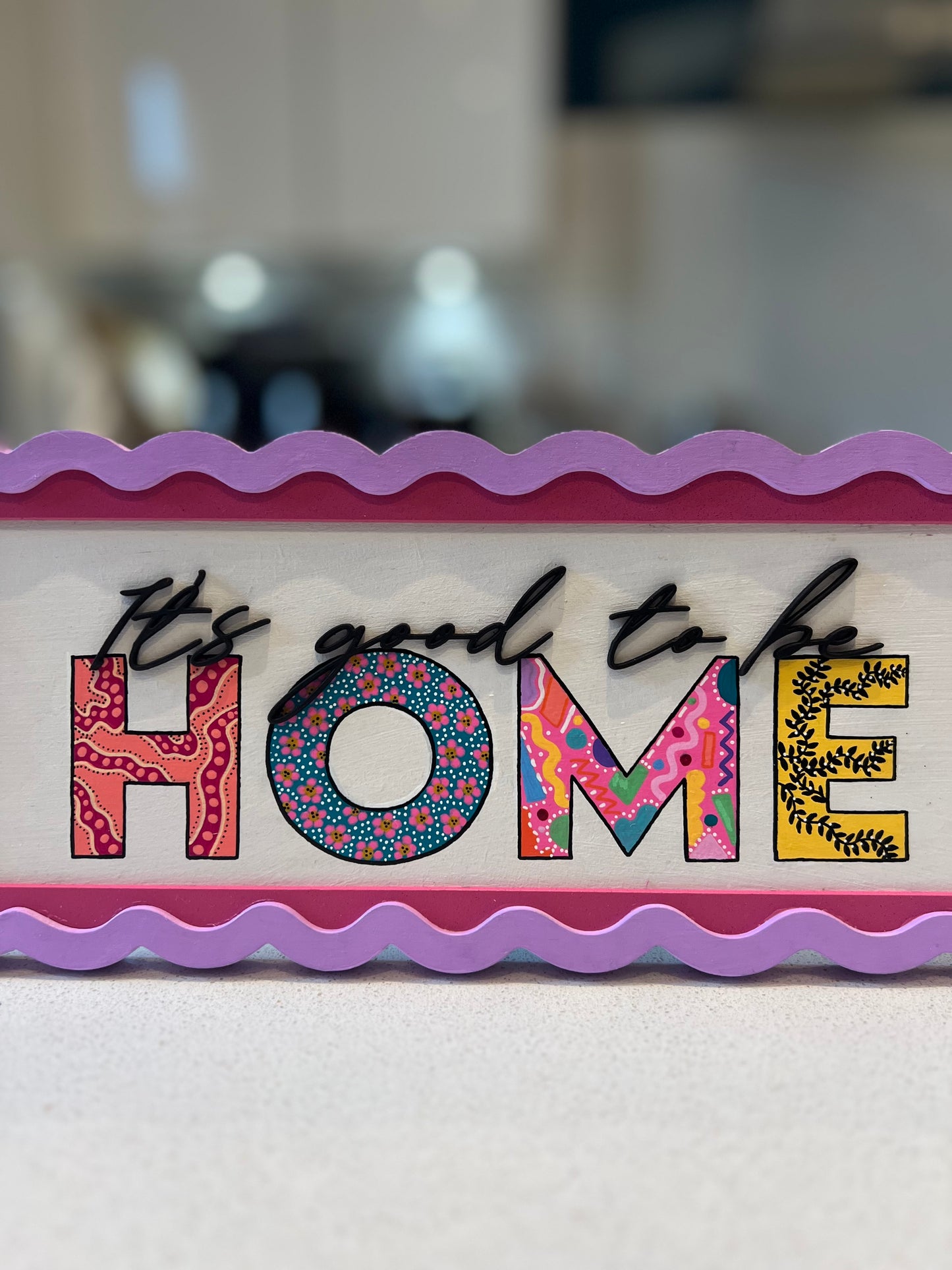 Home wall sign-it’s good to be home