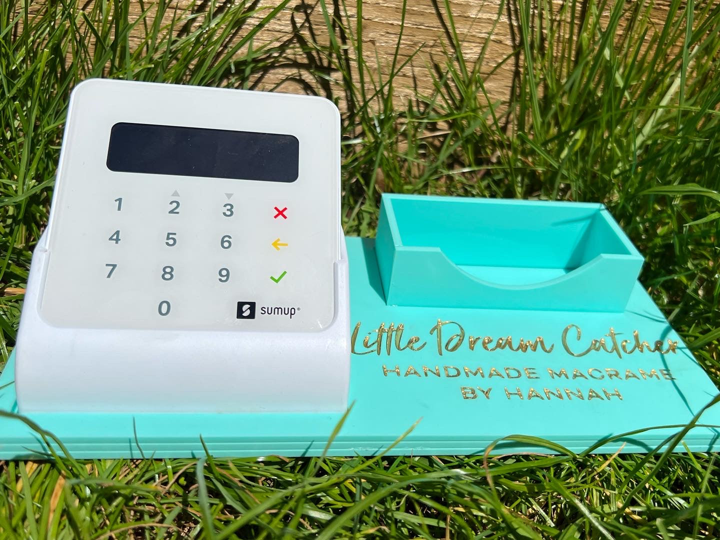 Sum up machine holder-personalised-business card holder-card machine accessories