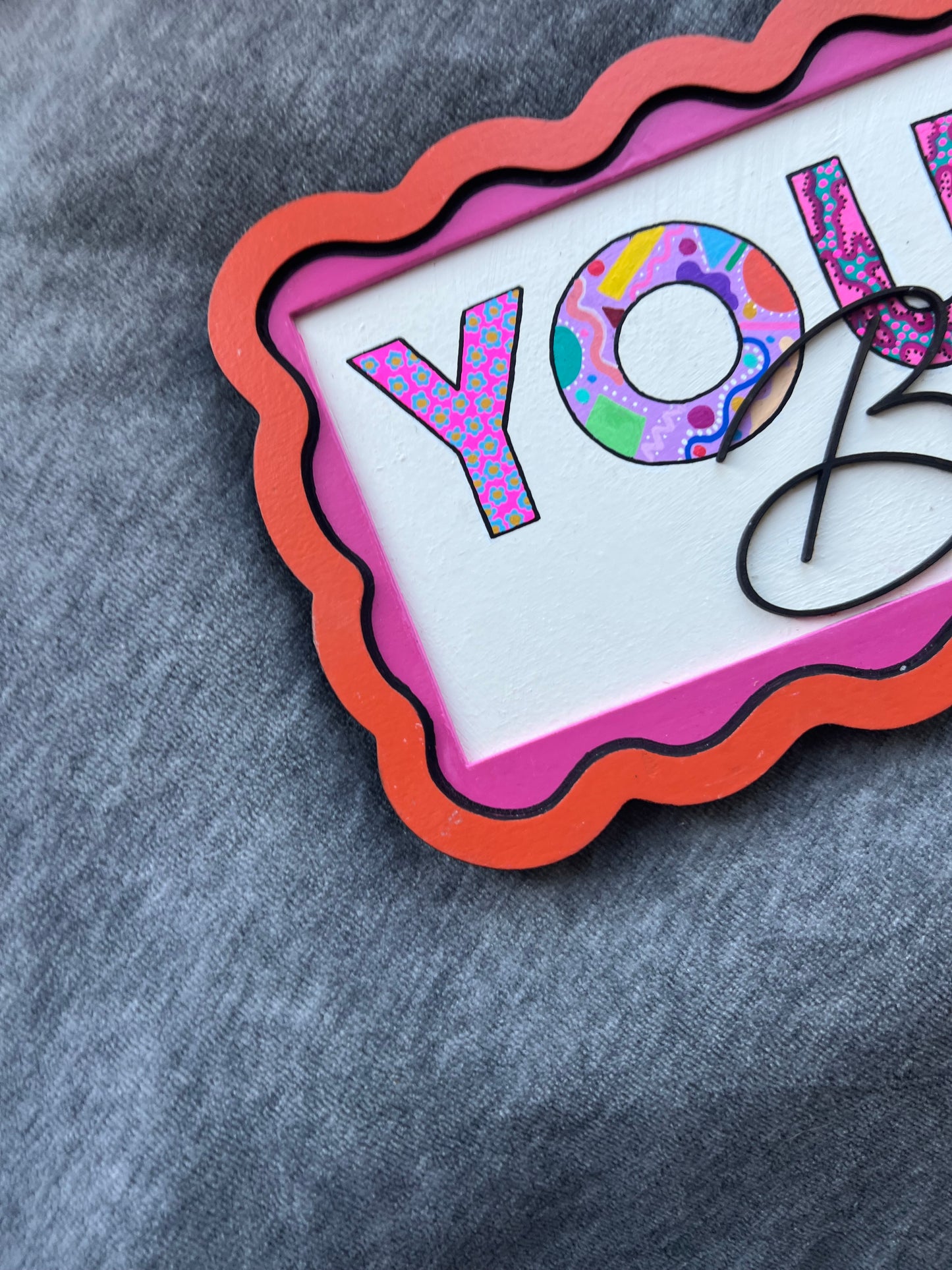 You are beautiful-wall sign-positive affirmation sign