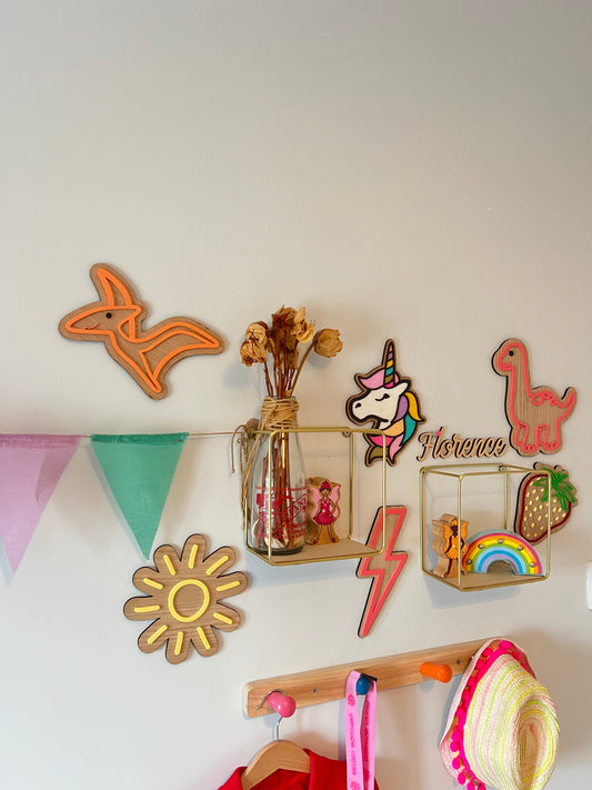 Diplodocus wall sign-Dinosaur wall art-nursery/Kids bedroom