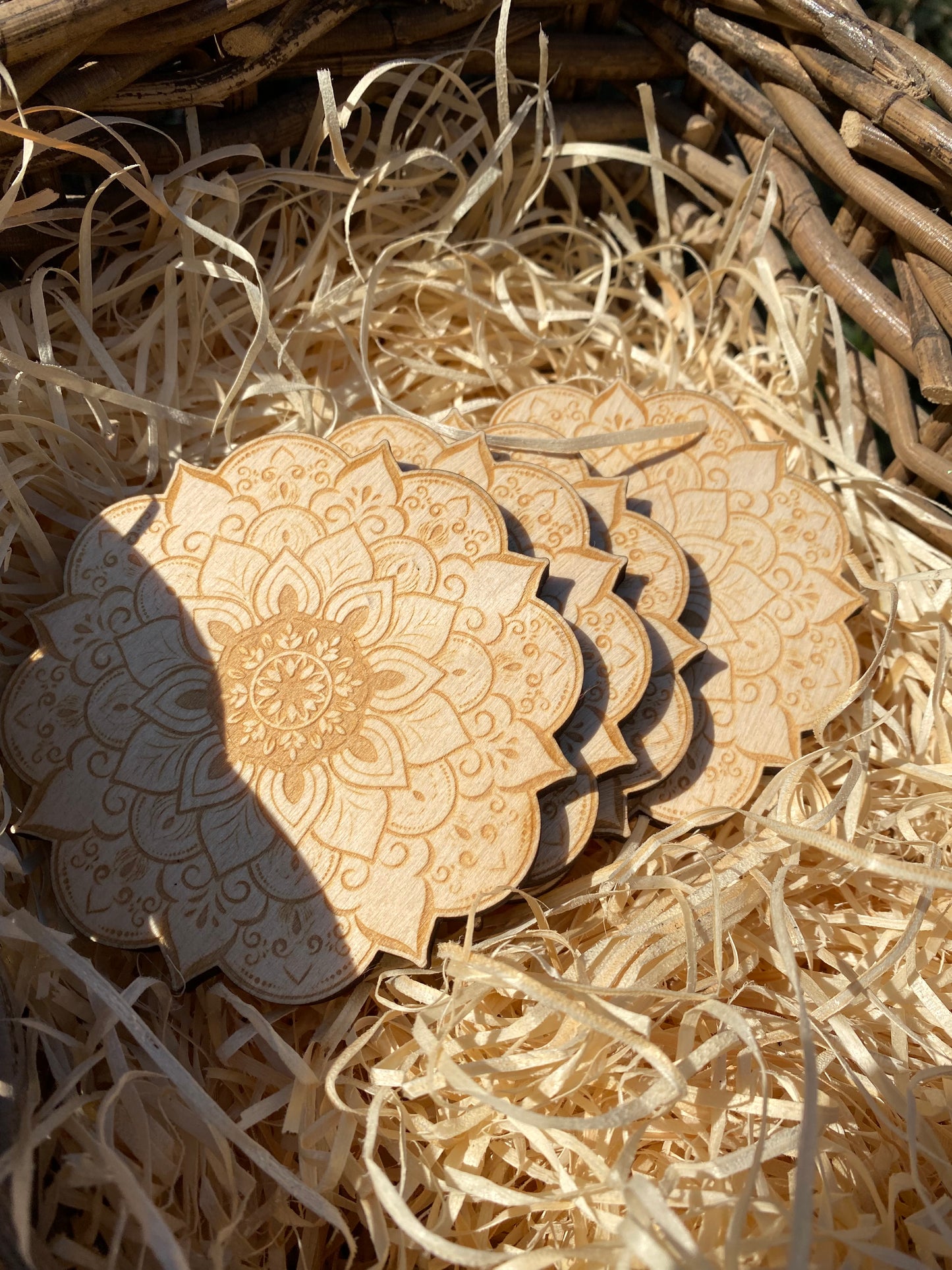 Mandala coasters-Set of four coasters