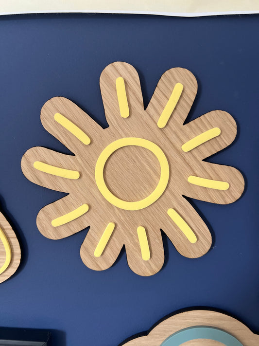 Sunshine wall art-kids bedroom/Nursery wall sign