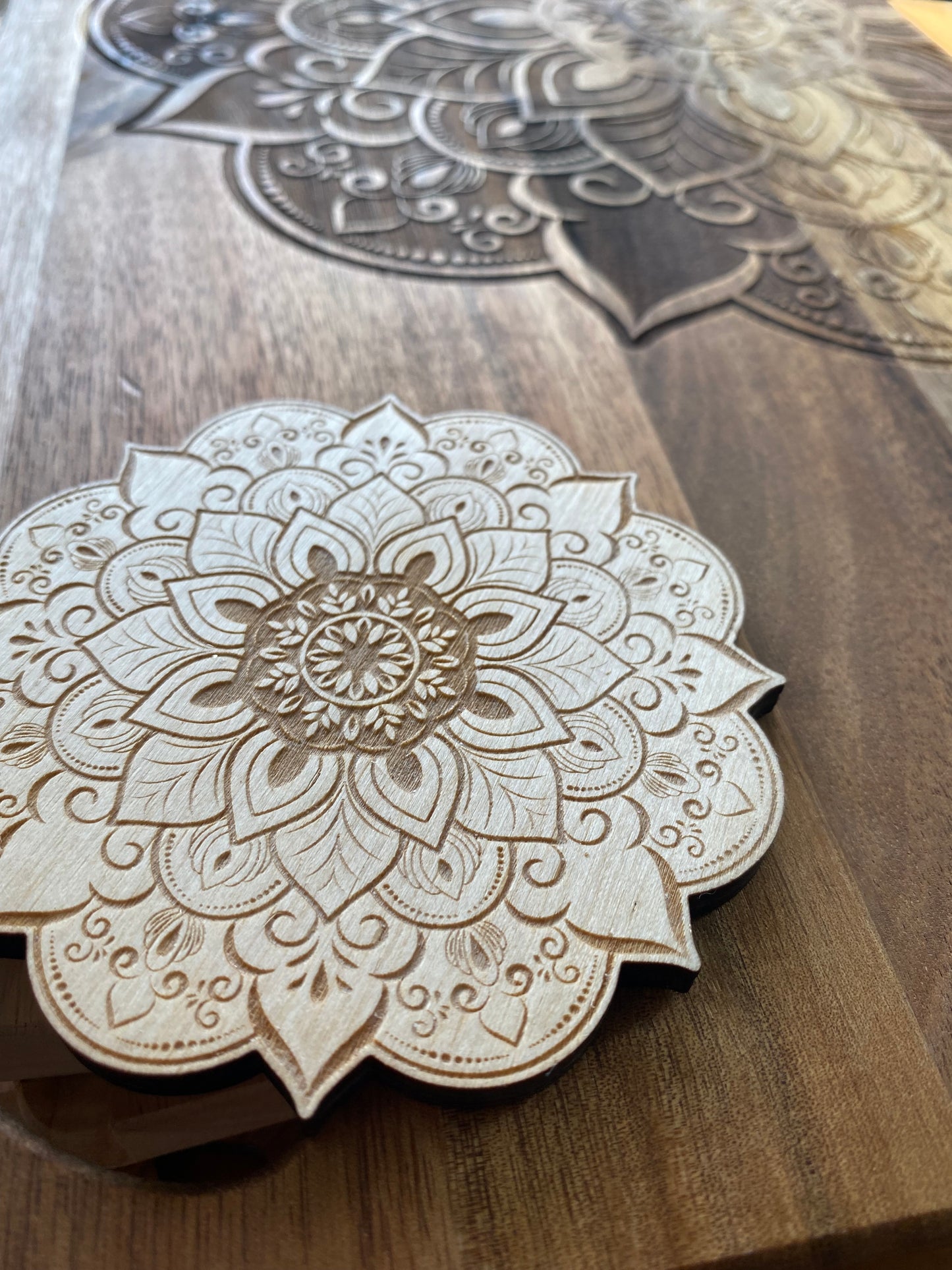 Mandala coasters-Set of four coasters