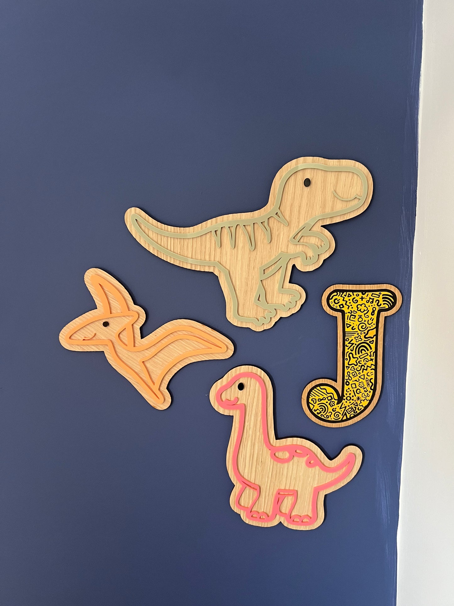 T-Rex wall art-Dinosaur wall sign for kids bedroom