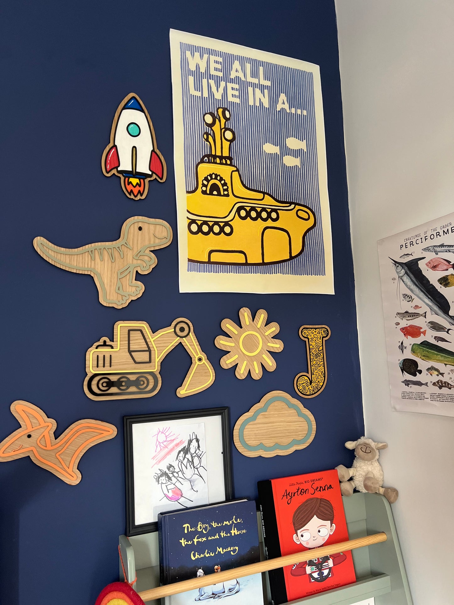 Cloud wall sign-kids bedroom and nursery decor