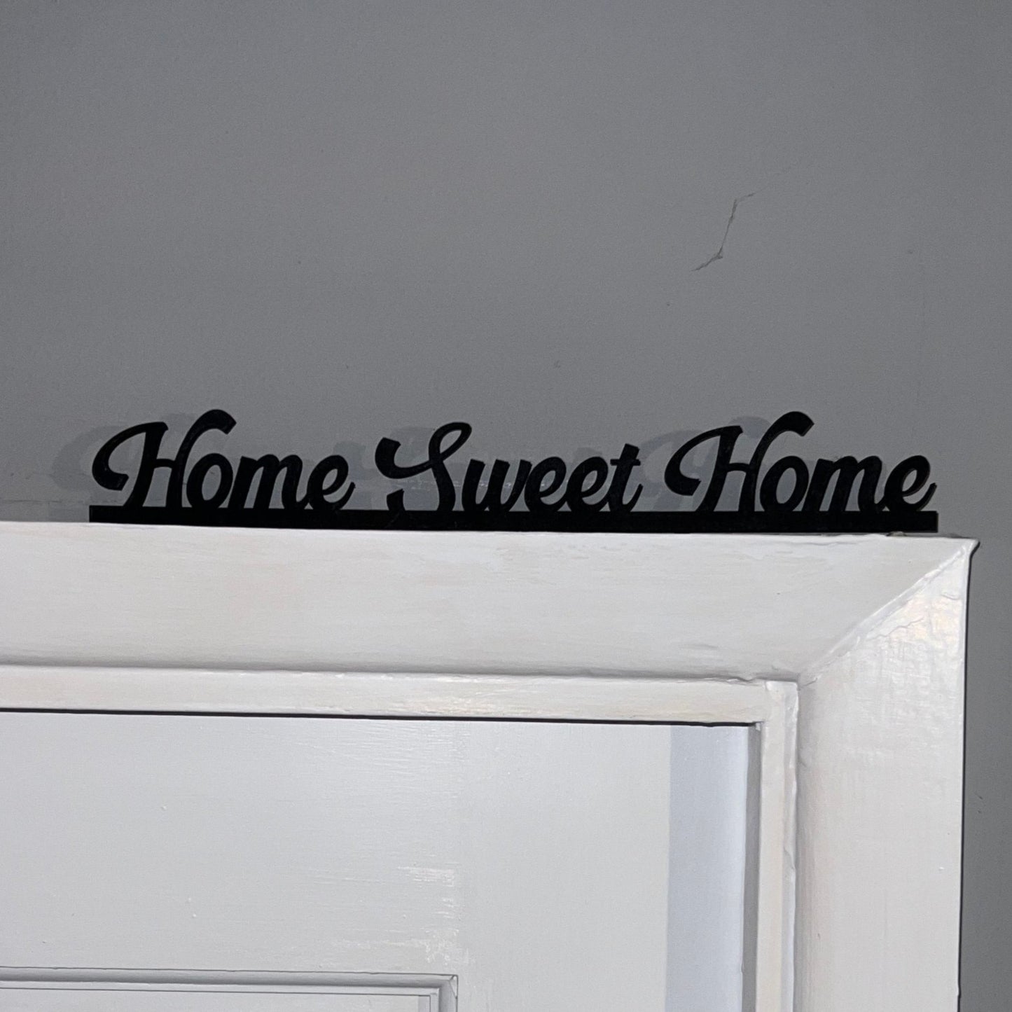 Architrave sign-Home sweet home-quirky signs-doorway sign